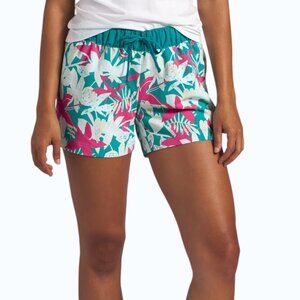 The North Face Class V FlashDry Shorts Women's L Nylon Jaiden Green Floral